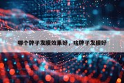 哪个牌子发膜效果好，啥牌子发膜好