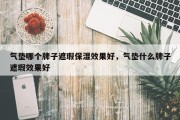 气垫哪个牌子遮瑕保湿效果好，气垫什么牌子遮瑕效果好