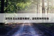活性炭怎么放置效果好，活性炭如何存放