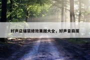 好声店铺装修效果图大全，好声音商厦