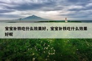 宝宝补铁吃什么效果好，宝宝补铁吃什么效果好呢