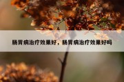 肠胃病治疗效果好，肠胃病治疗效果好吗